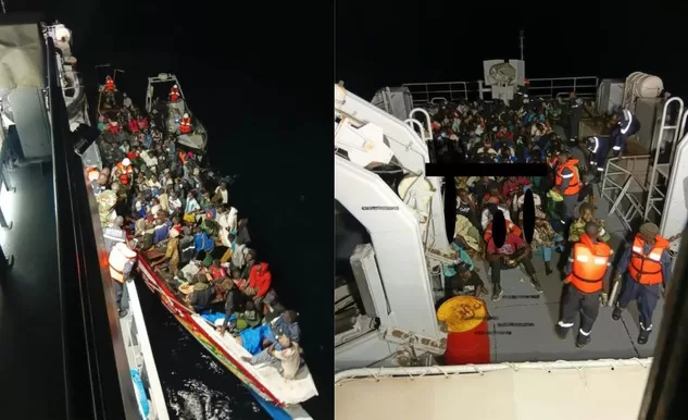 Émigration irrégulière : la Marine nationale secourt 134 migrants au large de Dakar