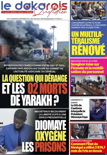 Le Dakarois Quotidien – 23/09/2026