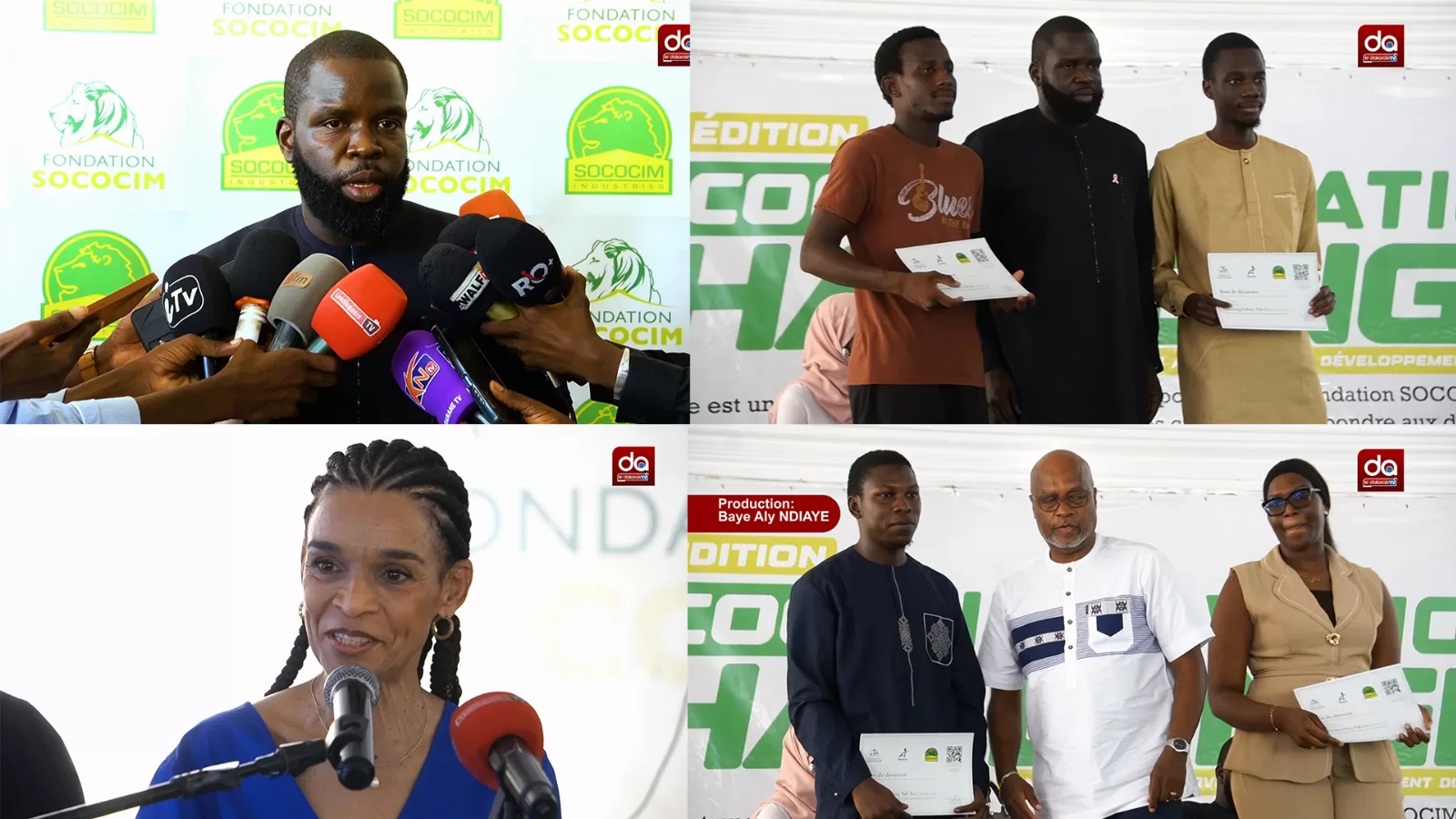 Clôture SIC: 5 Star up finaliste qui vont subir une incubation et devenir des entreprises formelles.