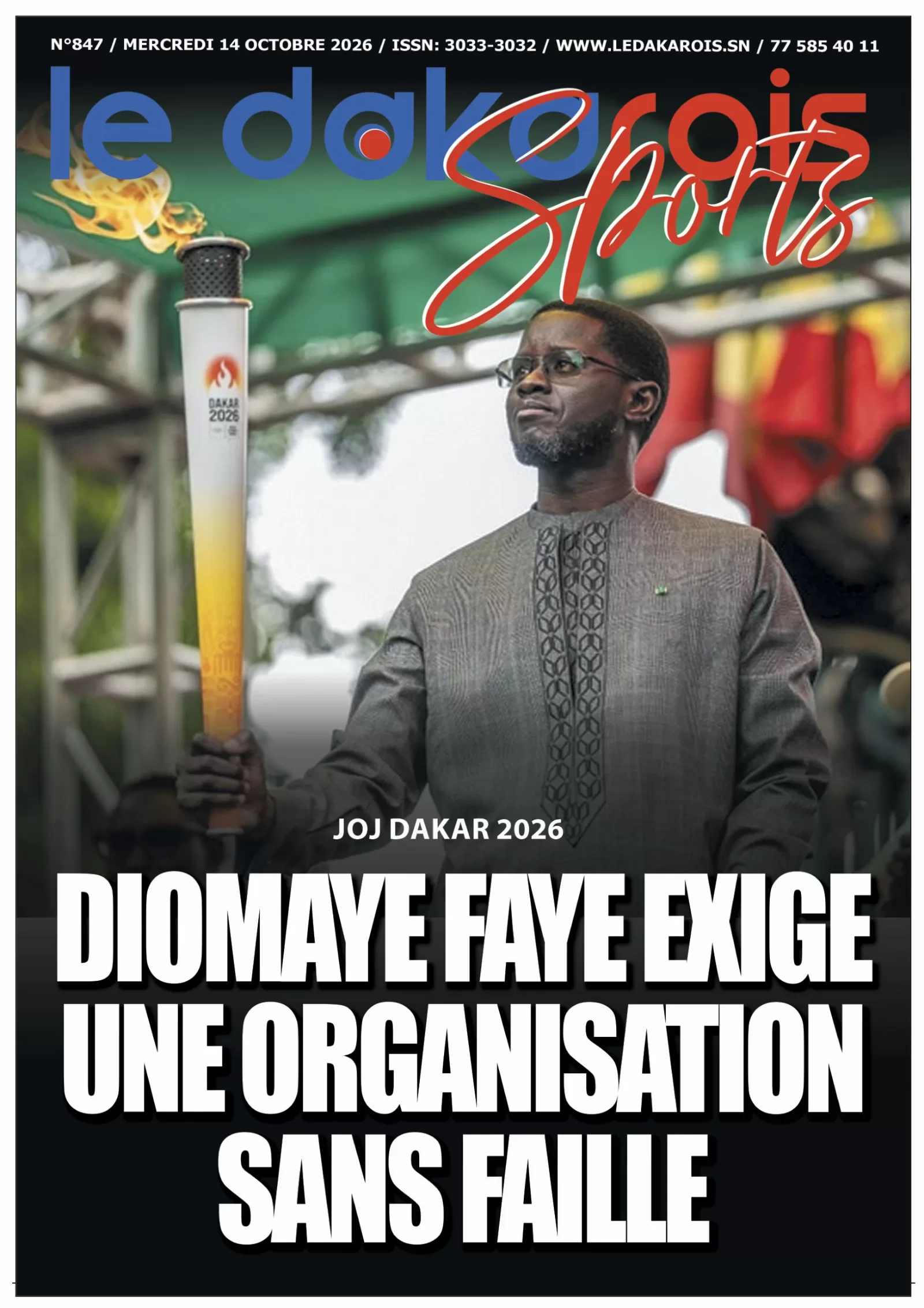 Le Dakarois Sports N°847 – 14/10/2026