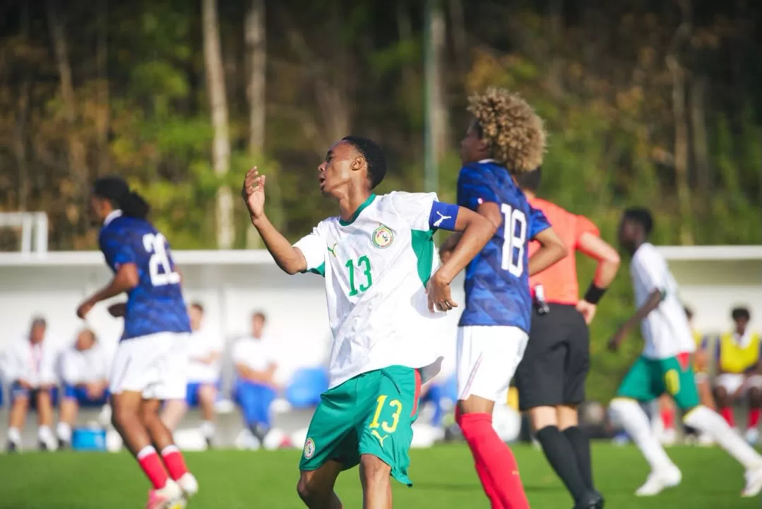 U18 : le Sénégal s’incline face à la France à Clairefontaine