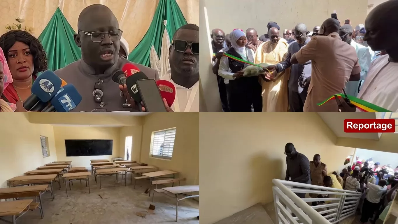 Guinaw Rails Sud : le maire inaugure le nouveau lycée et prend 5 engagements forts