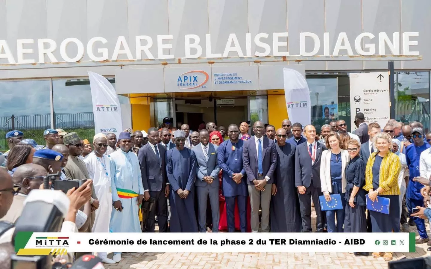 TER : le tronçon Diamniadio–AIBD mis en service, une semaine de gratuité pour les voyageurs