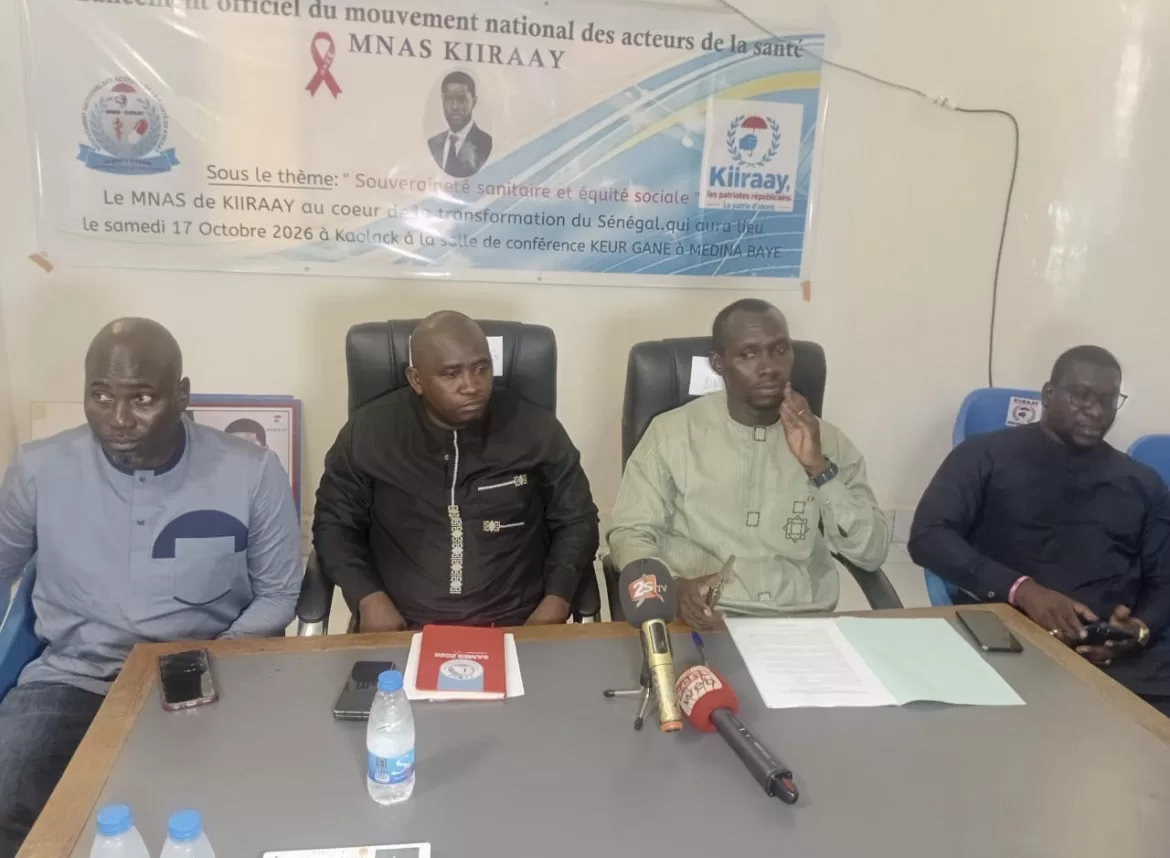 Kaolack : le MNAS-KIIRAAY mise sur l’expertise sanitaire pour renforcer son ancrage national