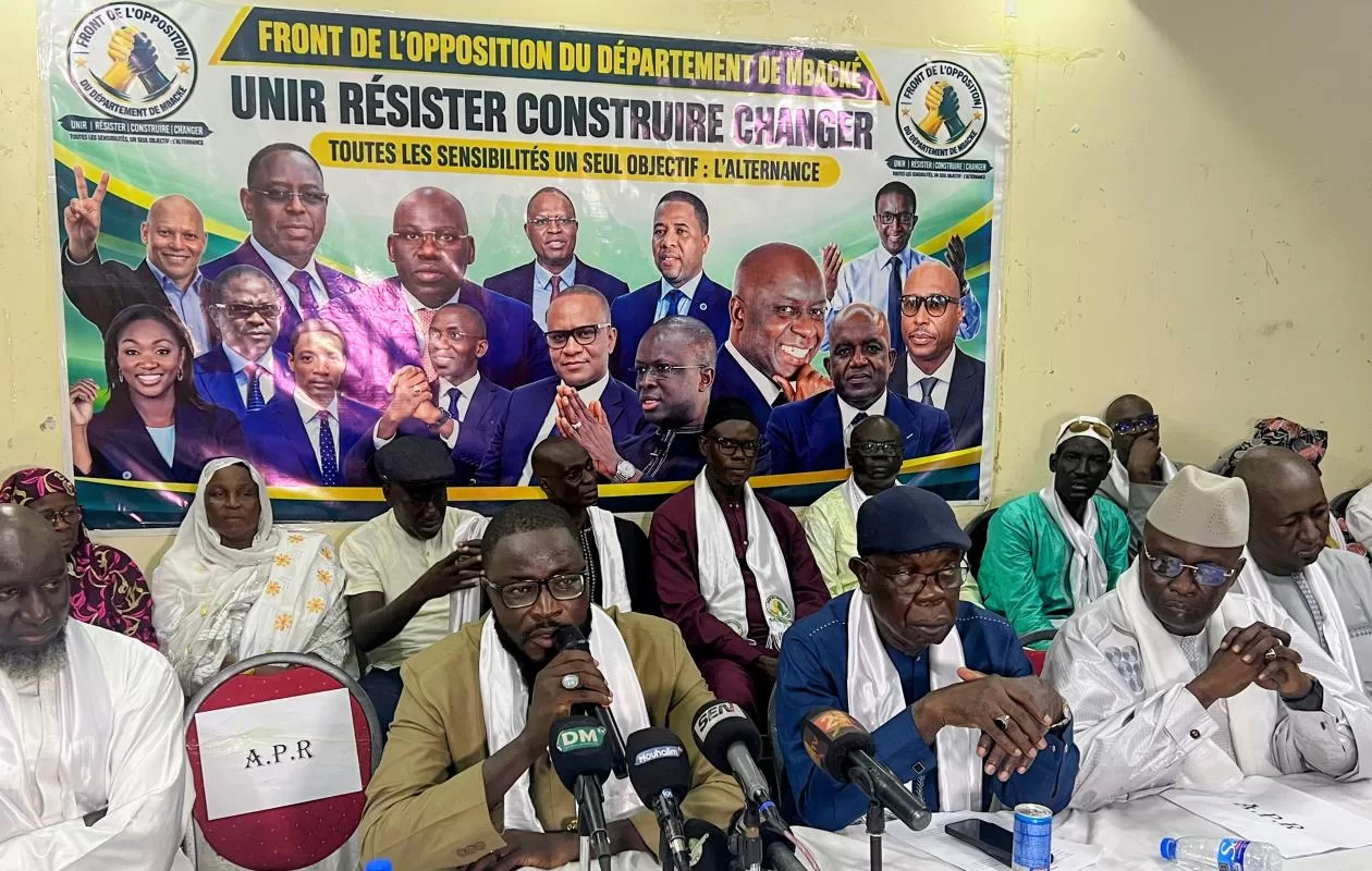 Mbacké : le Front de l’opposition lancé dans la tension, Bara Dolly interrompu en plein discours